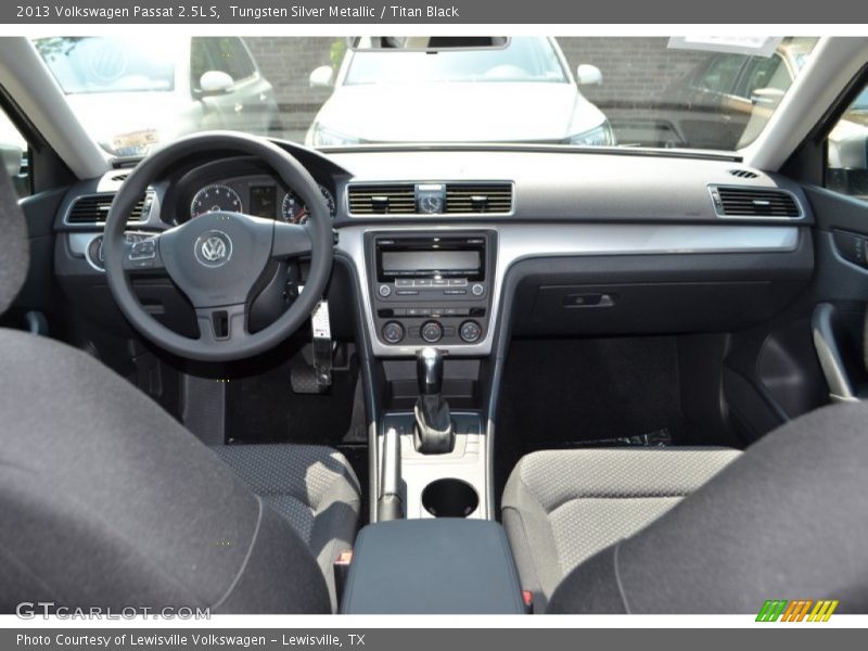 Tungsten Silver Metallic / Titan Black 2013 Volkswagen Passat 2.5L S
