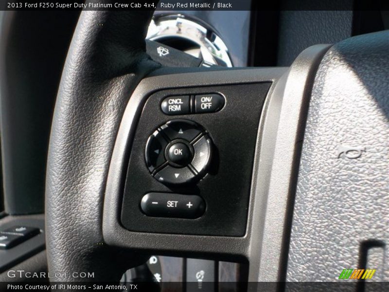 Controls of 2013 F250 Super Duty Platinum Crew Cab 4x4