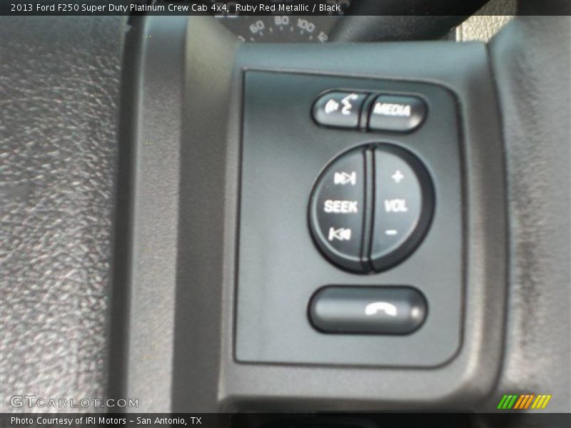 Ruby Red Metallic / Black 2013 Ford F250 Super Duty Platinum Crew Cab 4x4