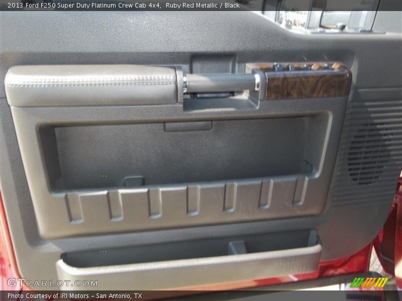 Ruby Red Metallic / Black 2013 Ford F250 Super Duty Platinum Crew Cab 4x4