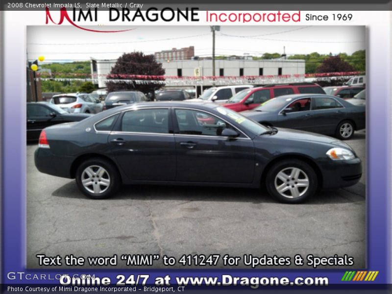 Slate Metallic / Gray 2008 Chevrolet Impala LS