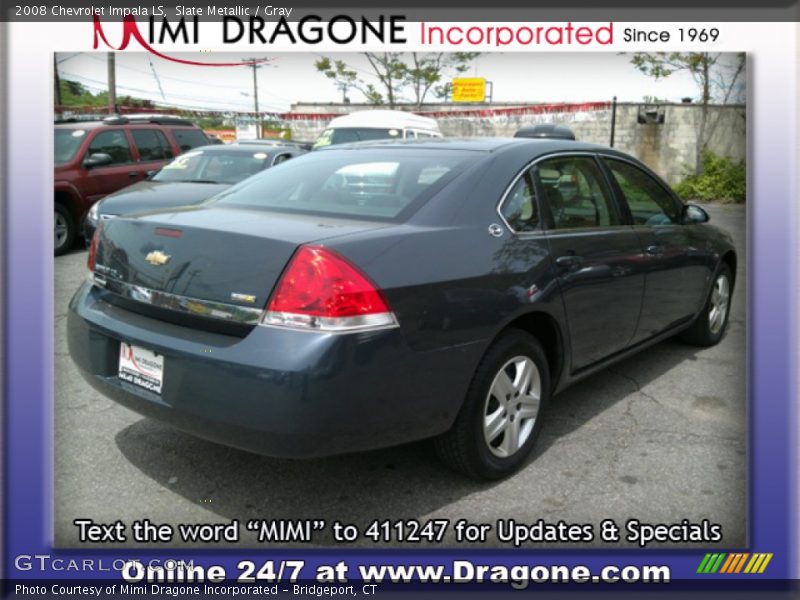 Slate Metallic / Gray 2008 Chevrolet Impala LS