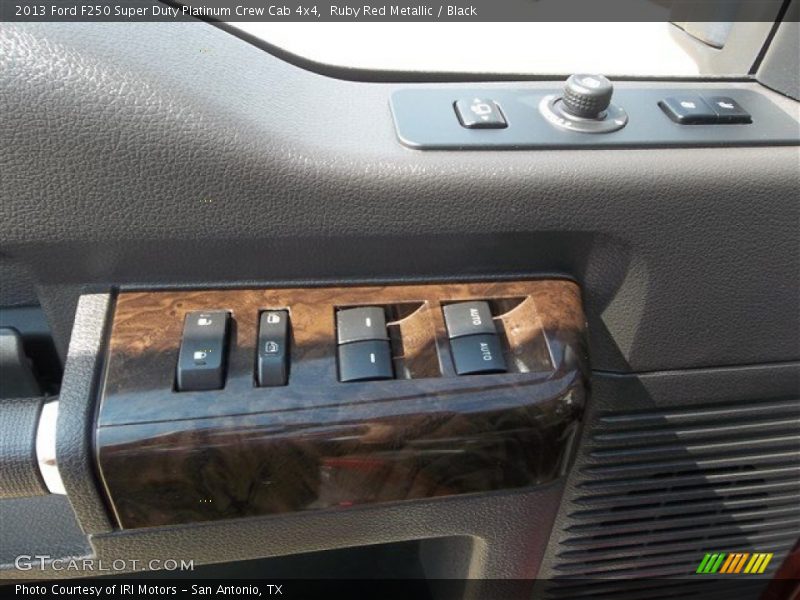 Ruby Red Metallic / Black 2013 Ford F250 Super Duty Platinum Crew Cab 4x4