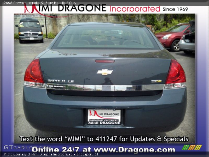 Slate Metallic / Gray 2008 Chevrolet Impala LS