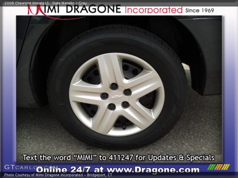 Slate Metallic / Gray 2008 Chevrolet Impala LS