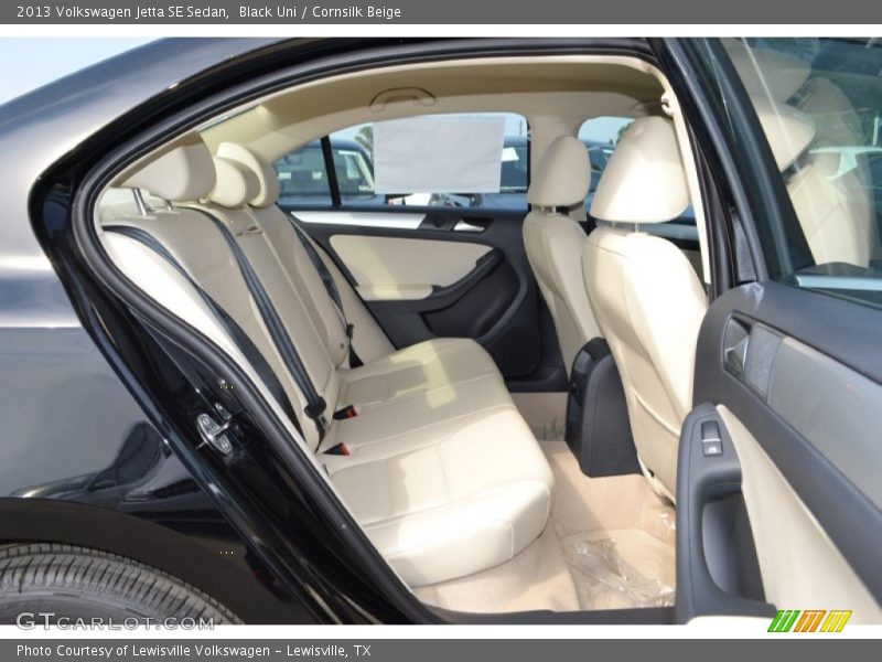 Black Uni / Cornsilk Beige 2013 Volkswagen Jetta SE Sedan
