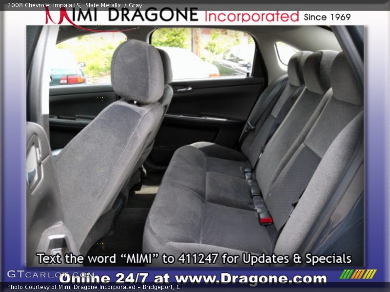 Slate Metallic / Gray 2008 Chevrolet Impala LS