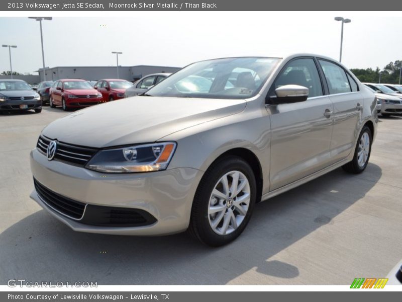Moonrock Silver Metallic / Titan Black 2013 Volkswagen Jetta SE Sedan
