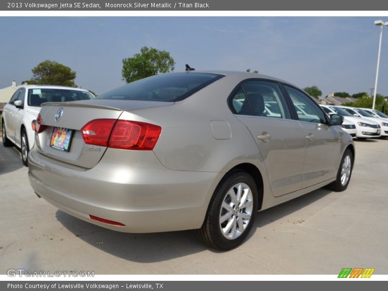 Moonrock Silver Metallic / Titan Black 2013 Volkswagen Jetta SE Sedan
