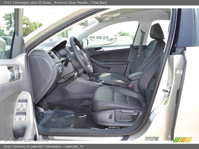 Moonrock Silver Metallic / Titan Black 2013 Volkswagen Jetta SE Sedan