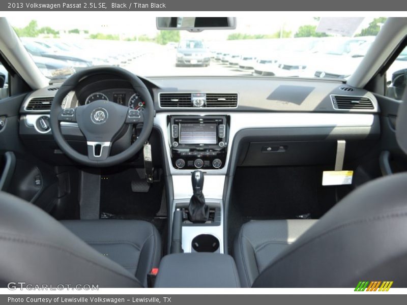 Black / Titan Black 2013 Volkswagen Passat 2.5L SE
