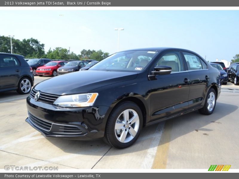 Front 3/4 View of 2013 Jetta TDI Sedan
