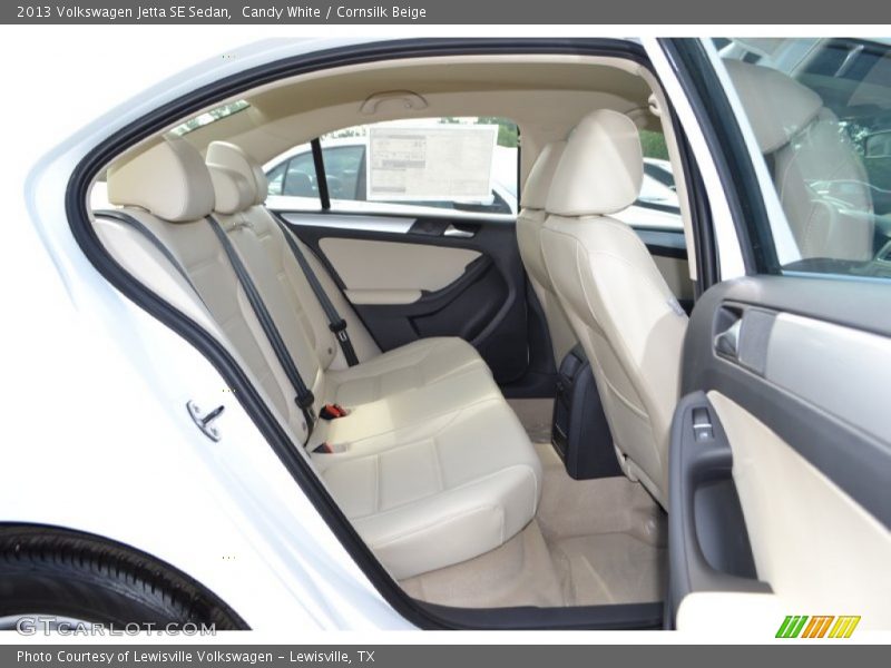 Candy White / Cornsilk Beige 2013 Volkswagen Jetta SE Sedan