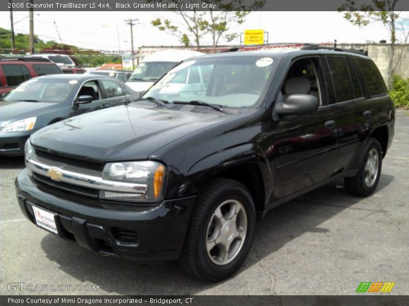 Black Granite Metallic / Light Gray 2008 Chevrolet TrailBlazer LS 4x4