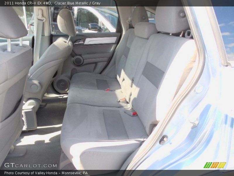 Glacier Blue Metallic / Gray 2011 Honda CR-V EX 4WD