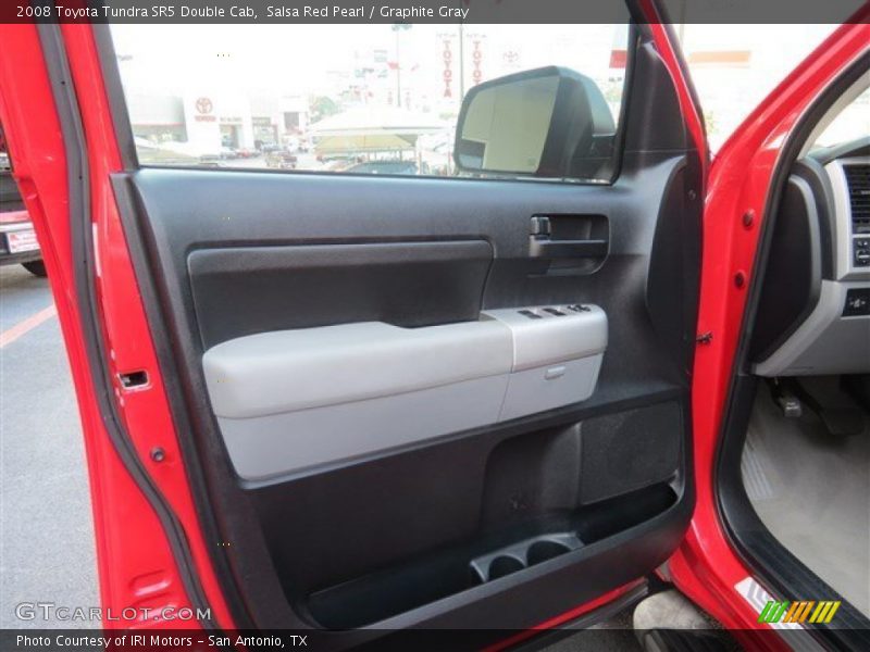 Salsa Red Pearl / Graphite Gray 2008 Toyota Tundra SR5 Double Cab