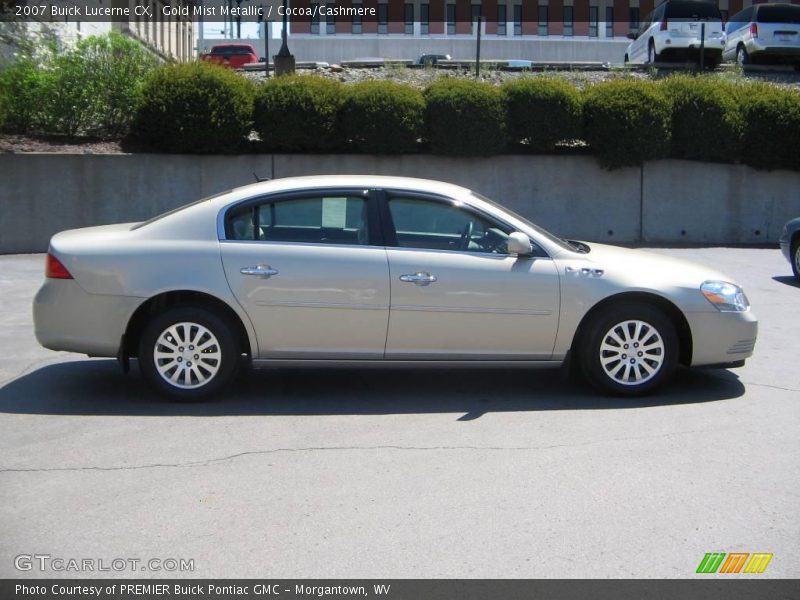 Gold Mist Metallic / Cocoa/Cashmere 2007 Buick Lucerne CX