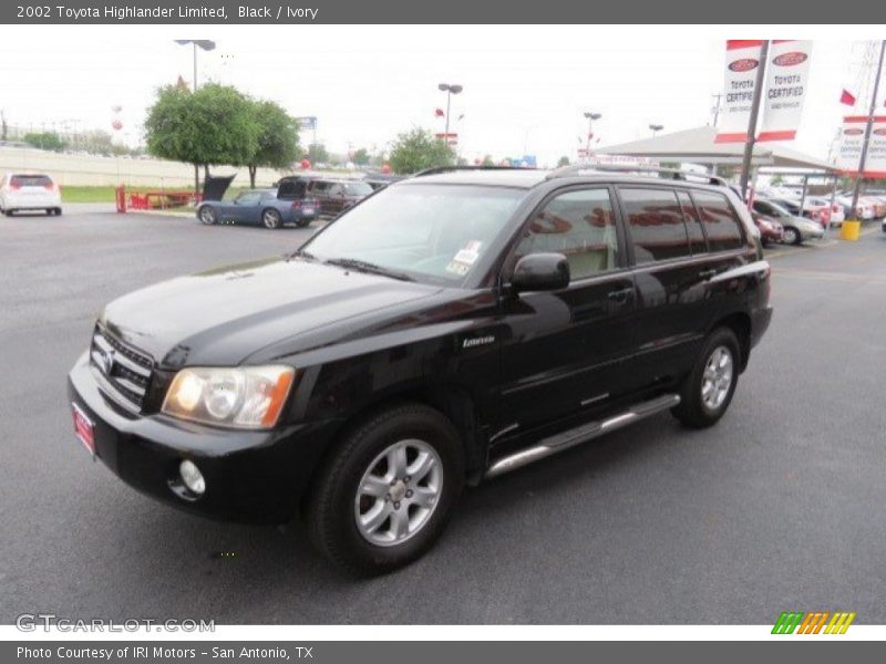 Black / Ivory 2002 Toyota Highlander Limited