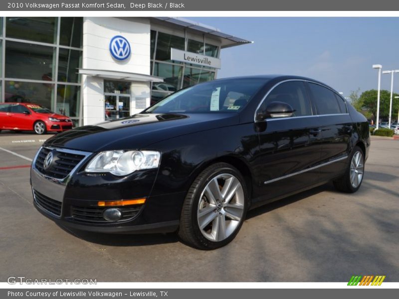 Deep Black / Black 2010 Volkswagen Passat Komfort Sedan
