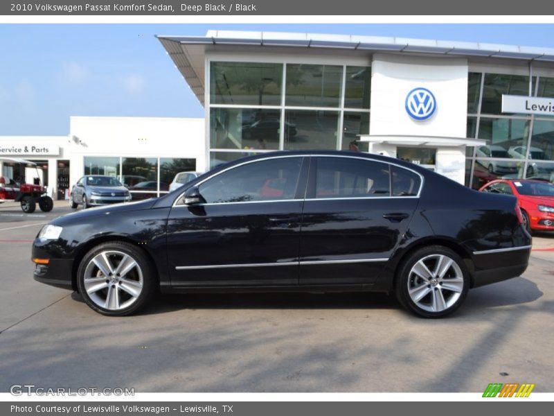 Deep Black / Black 2010 Volkswagen Passat Komfort Sedan