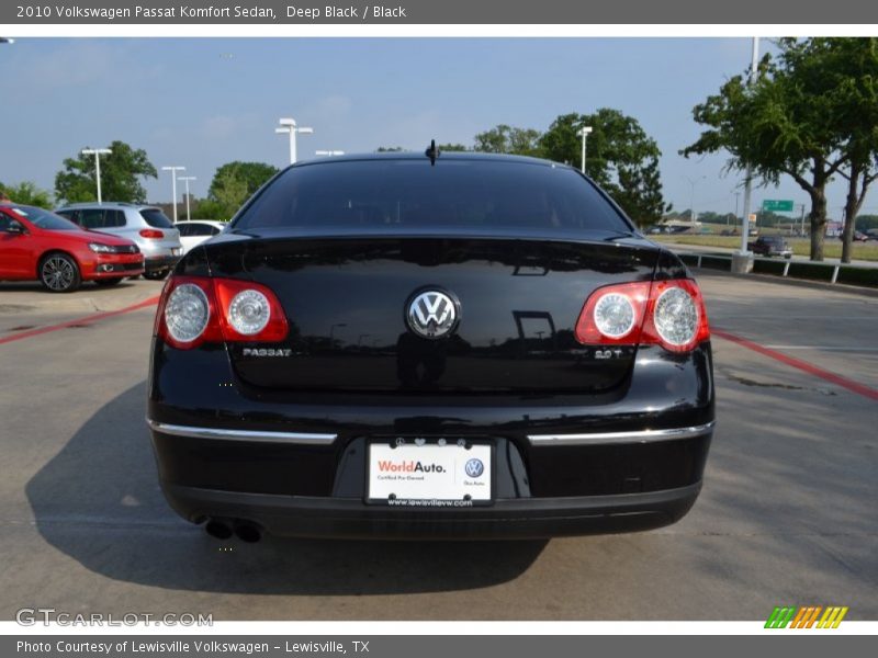 Deep Black / Black 2010 Volkswagen Passat Komfort Sedan