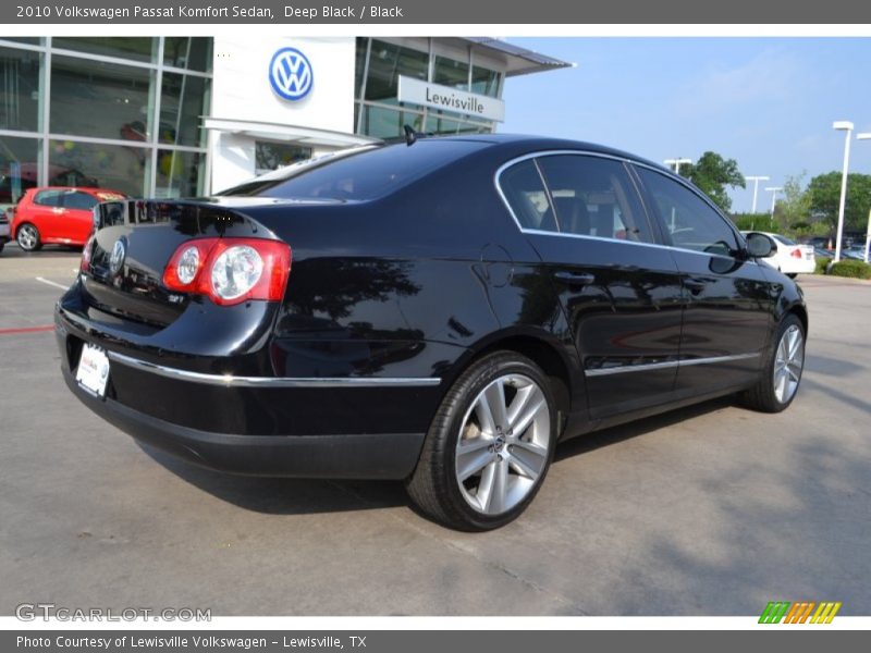 Deep Black / Black 2010 Volkswagen Passat Komfort Sedan