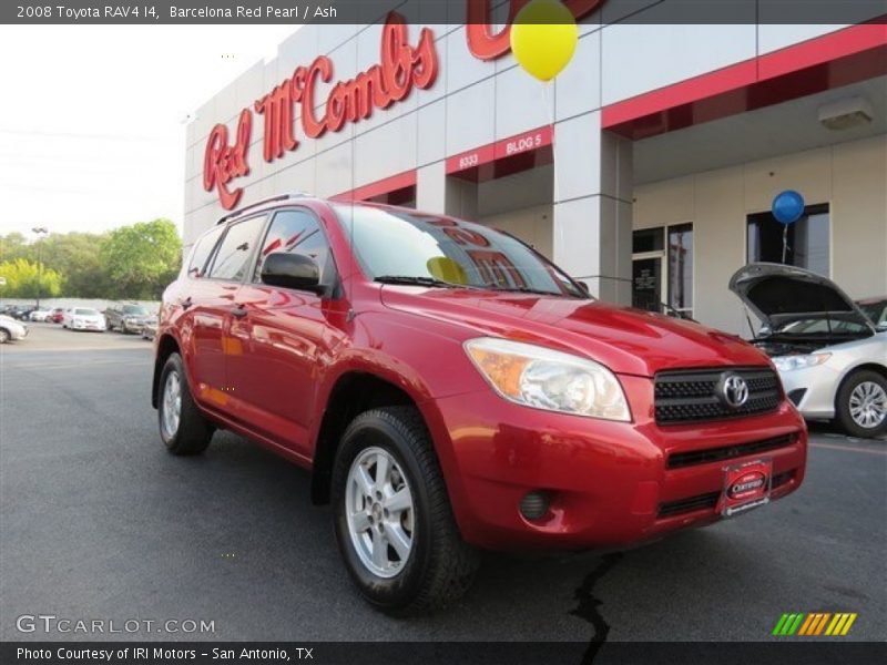 Barcelona Red Pearl / Ash 2008 Toyota RAV4 I4