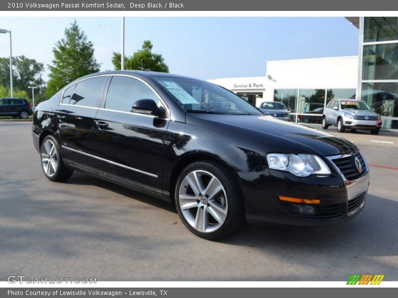 Deep Black / Black 2010 Volkswagen Passat Komfort Sedan