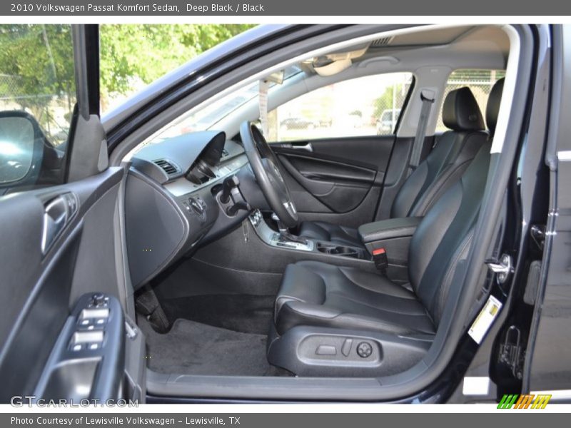 Deep Black / Black 2010 Volkswagen Passat Komfort Sedan