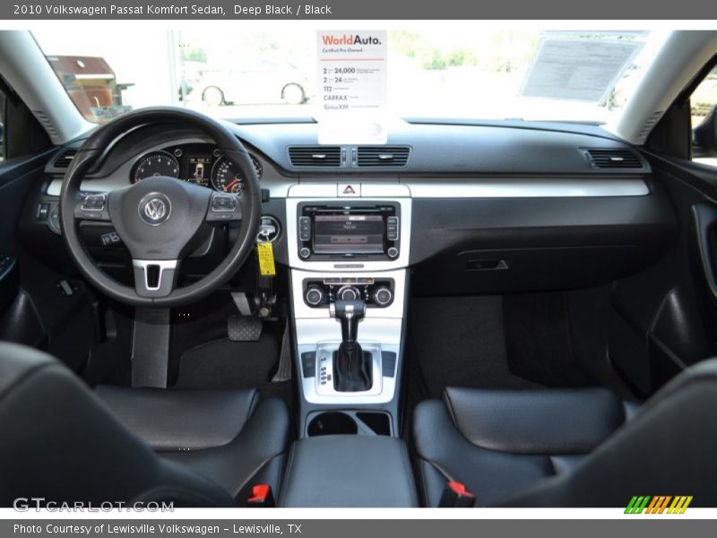 Deep Black / Black 2010 Volkswagen Passat Komfort Sedan