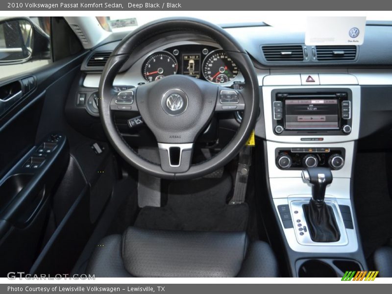 Deep Black / Black 2010 Volkswagen Passat Komfort Sedan
