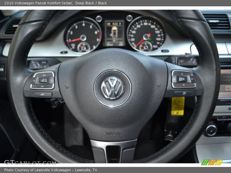 Deep Black / Black 2010 Volkswagen Passat Komfort Sedan