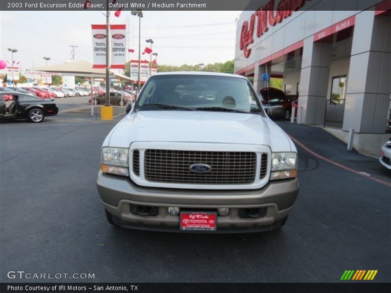 Oxford White / Medium Parchment 2003 Ford Excursion Eddie Bauer