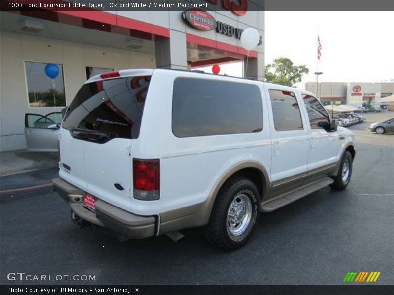 Oxford White / Medium Parchment 2003 Ford Excursion Eddie Bauer