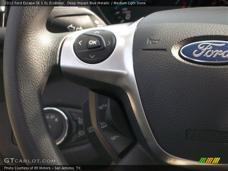 Deep Impact Blue Metallic / Medium Light Stone 2013 Ford Escape SE 1.6L EcoBoost