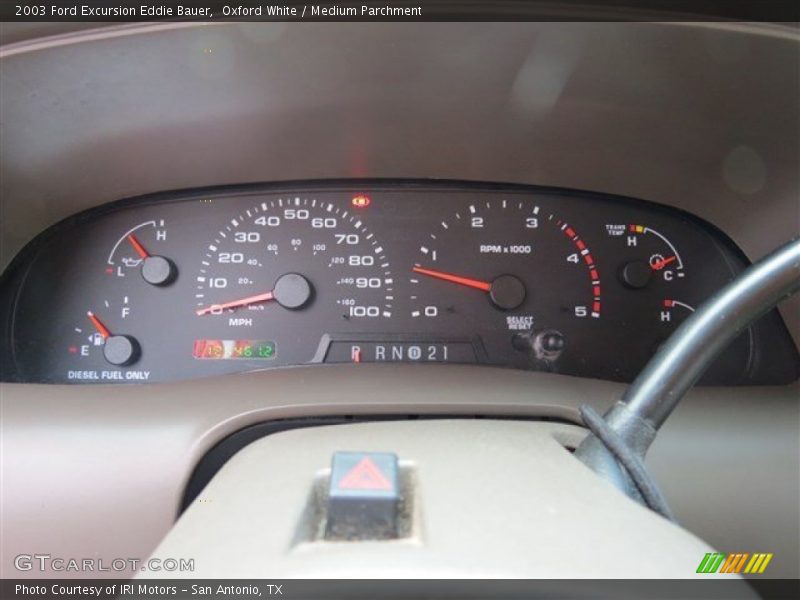  2003 Excursion Eddie Bauer Eddie Bauer Gauges
