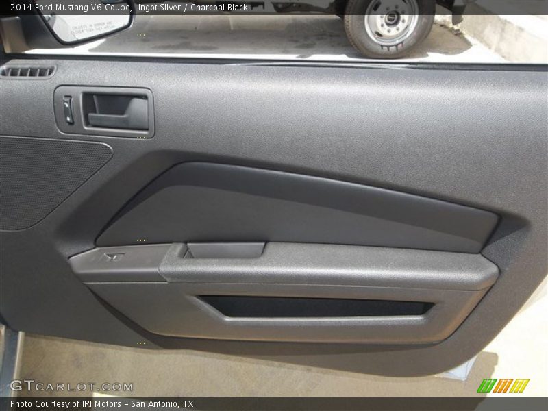 Ingot Silver / Charcoal Black 2014 Ford Mustang V6 Coupe