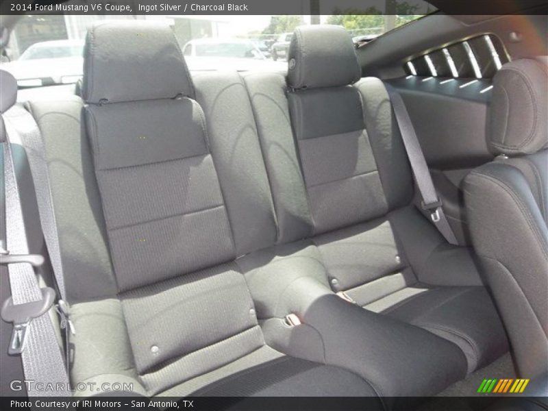 Ingot Silver / Charcoal Black 2014 Ford Mustang V6 Coupe