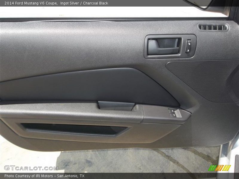 Ingot Silver / Charcoal Black 2014 Ford Mustang V6 Coupe