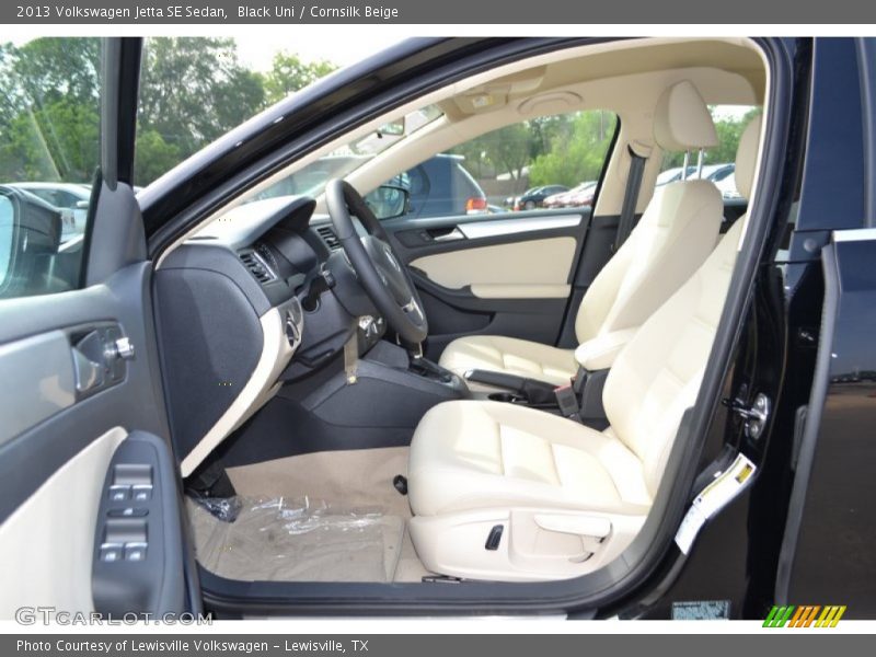 Black Uni / Cornsilk Beige 2013 Volkswagen Jetta SE Sedan