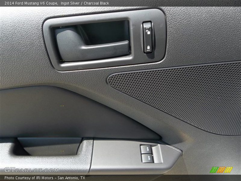Ingot Silver / Charcoal Black 2014 Ford Mustang V6 Coupe