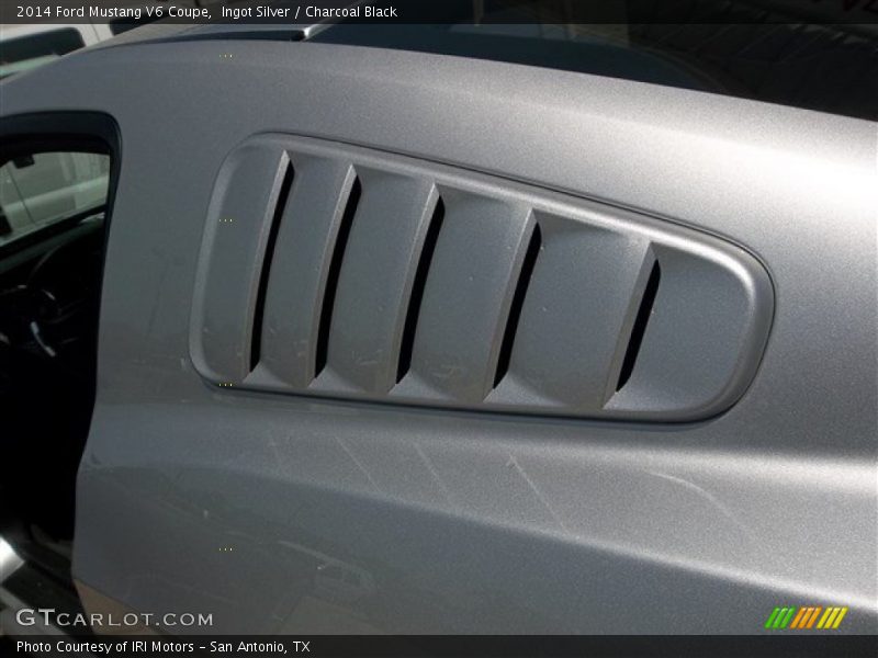 Ingot Silver / Charcoal Black 2014 Ford Mustang V6 Coupe
