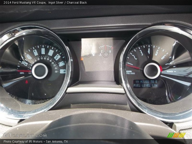 Ingot Silver / Charcoal Black 2014 Ford Mustang V6 Coupe
