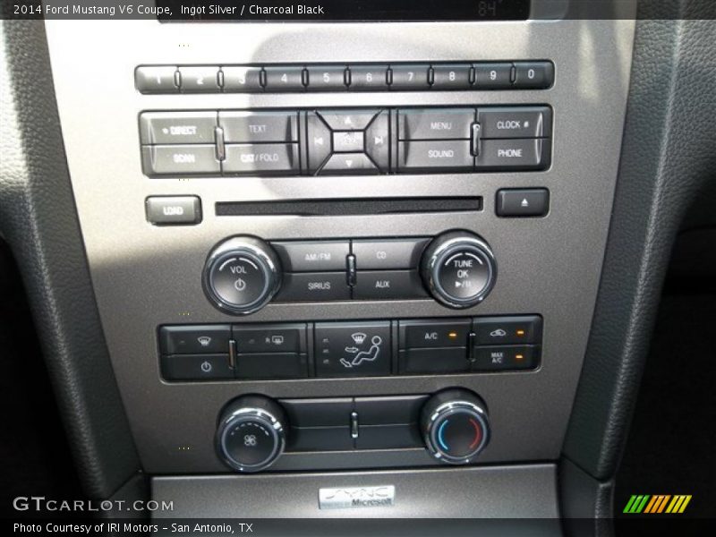 Ingot Silver / Charcoal Black 2014 Ford Mustang V6 Coupe