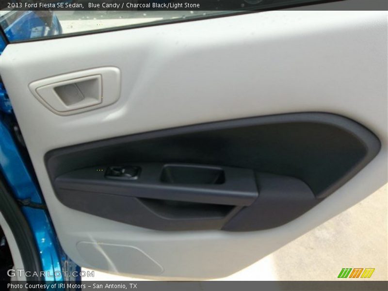 Blue Candy / Charcoal Black/Light Stone 2013 Ford Fiesta SE Sedan