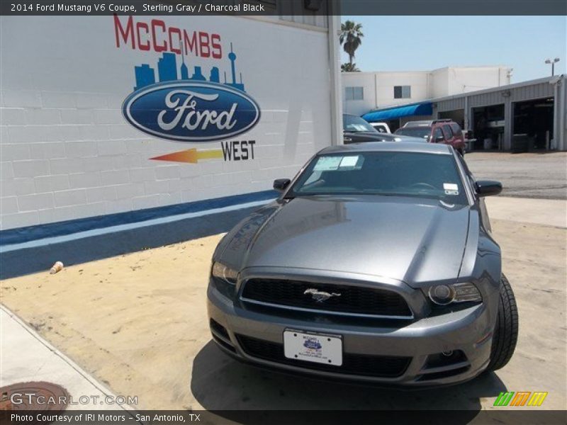 Sterling Gray / Charcoal Black 2014 Ford Mustang V6 Coupe