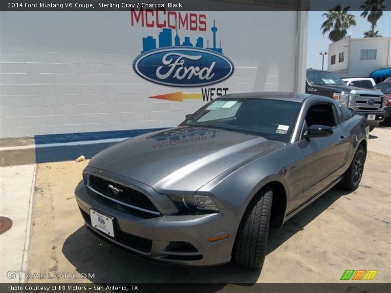Sterling Gray / Charcoal Black 2014 Ford Mustang V6 Coupe