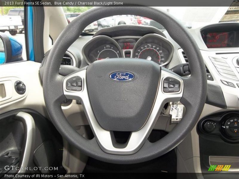 Blue Candy / Charcoal Black/Light Stone 2013 Ford Fiesta SE Sedan