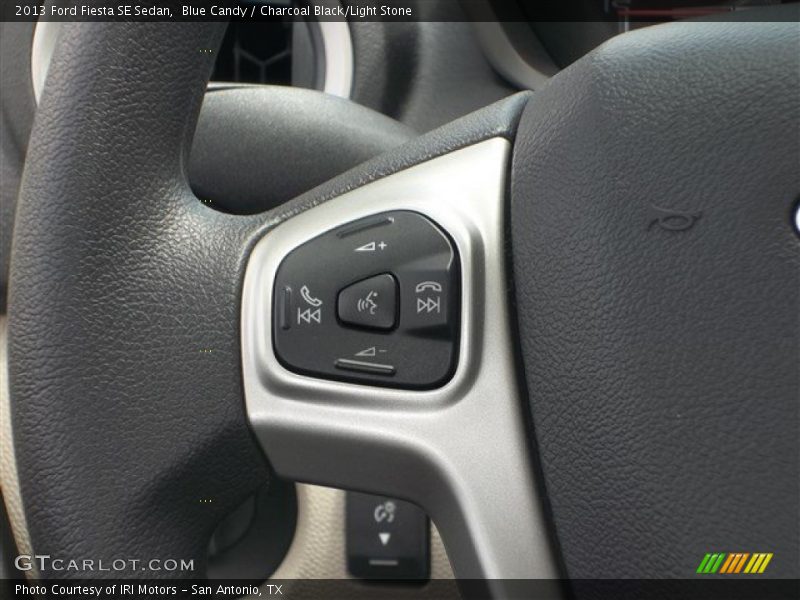 Blue Candy / Charcoal Black/Light Stone 2013 Ford Fiesta SE Sedan