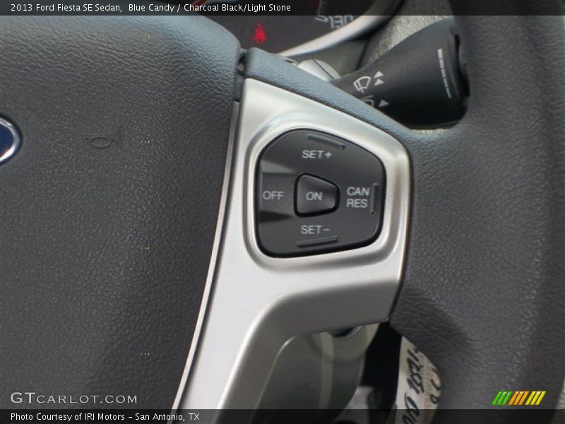 Blue Candy / Charcoal Black/Light Stone 2013 Ford Fiesta SE Sedan